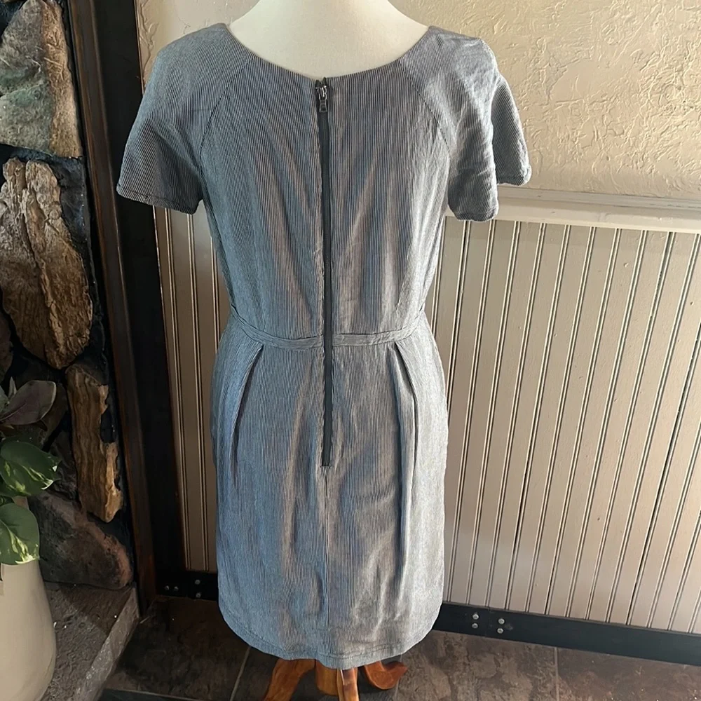 J. Crew Chambray Blue Mini Dress
